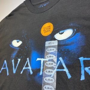Vintage 2009 Avatar Movie Promo GITD Tshirt NOS NWT Glow In the Dark XL